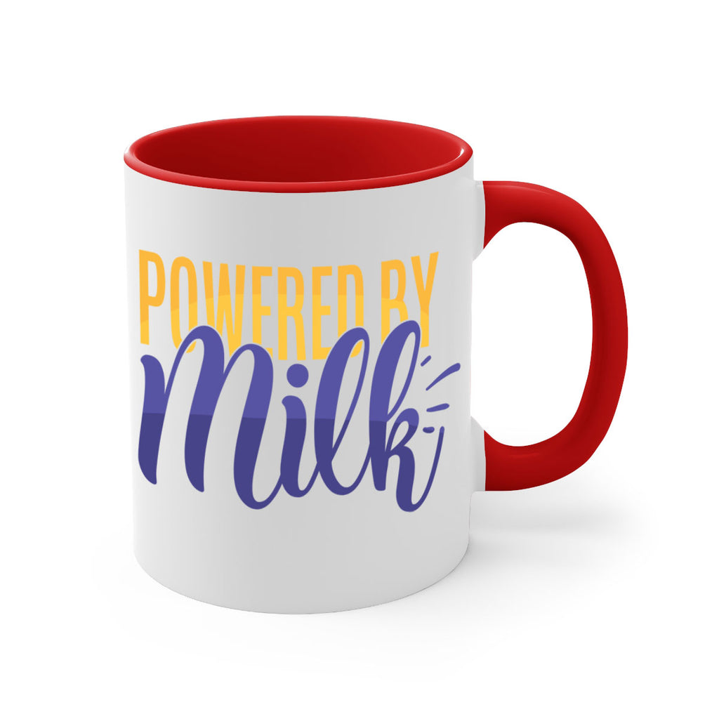Powered By Milk Style 204#- baby2-Mug / Coffee Cup
