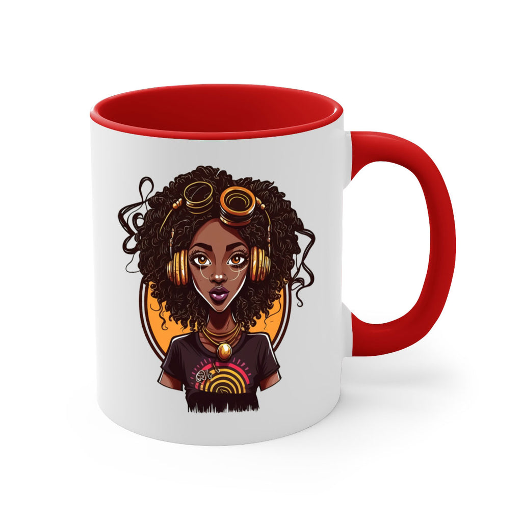 Sparkling Black Girl Design 5#- Black women - Girls-Mug / Coffee Cup