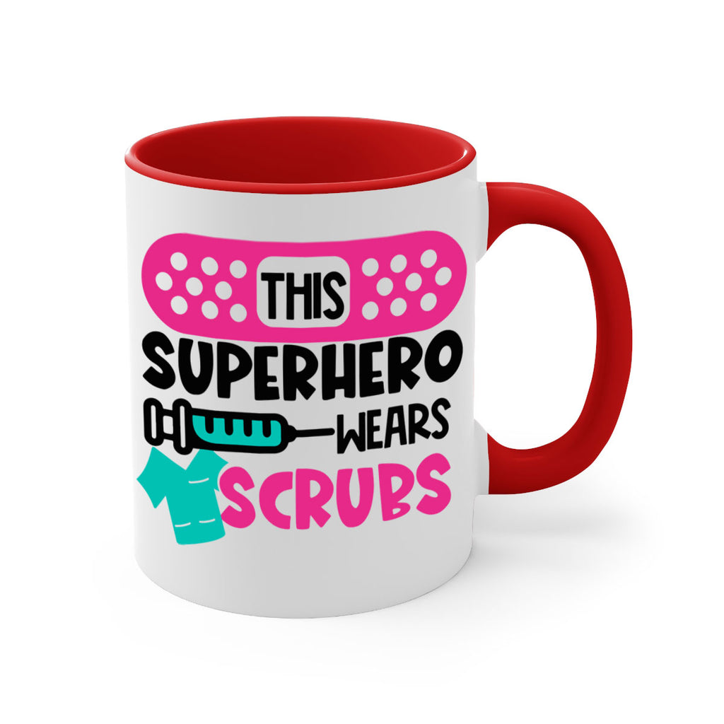 This Superhero Wears Scrubs Style Style 20#- nurse-Mug / Coffee Cup