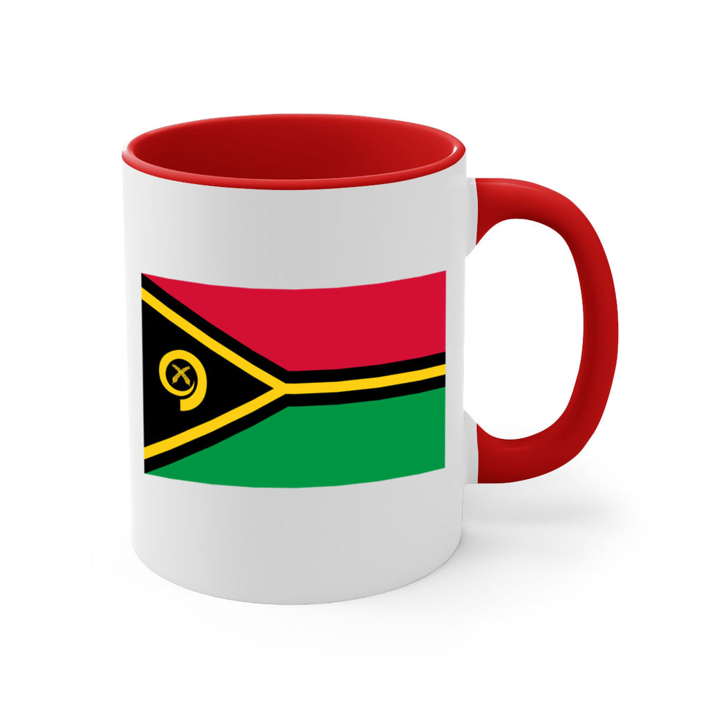 Vanuatu 7#- world flag-Mug / Coffee Cup