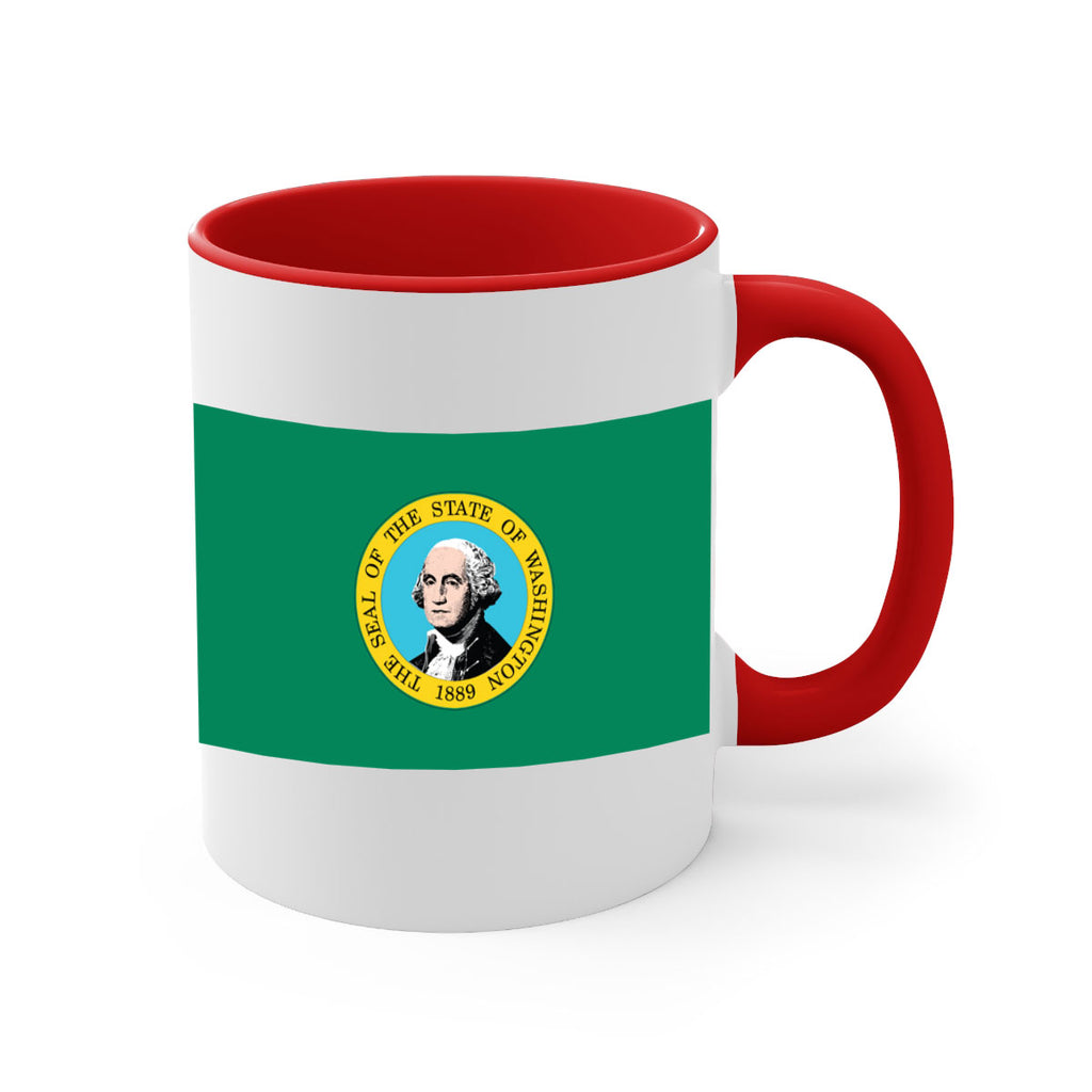 Washington 4#- Us Flags-Mug / Coffee Cup