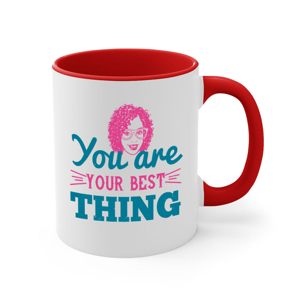 You are your best thing Style 49#- Afro - Black-Mug / Coffee Cup