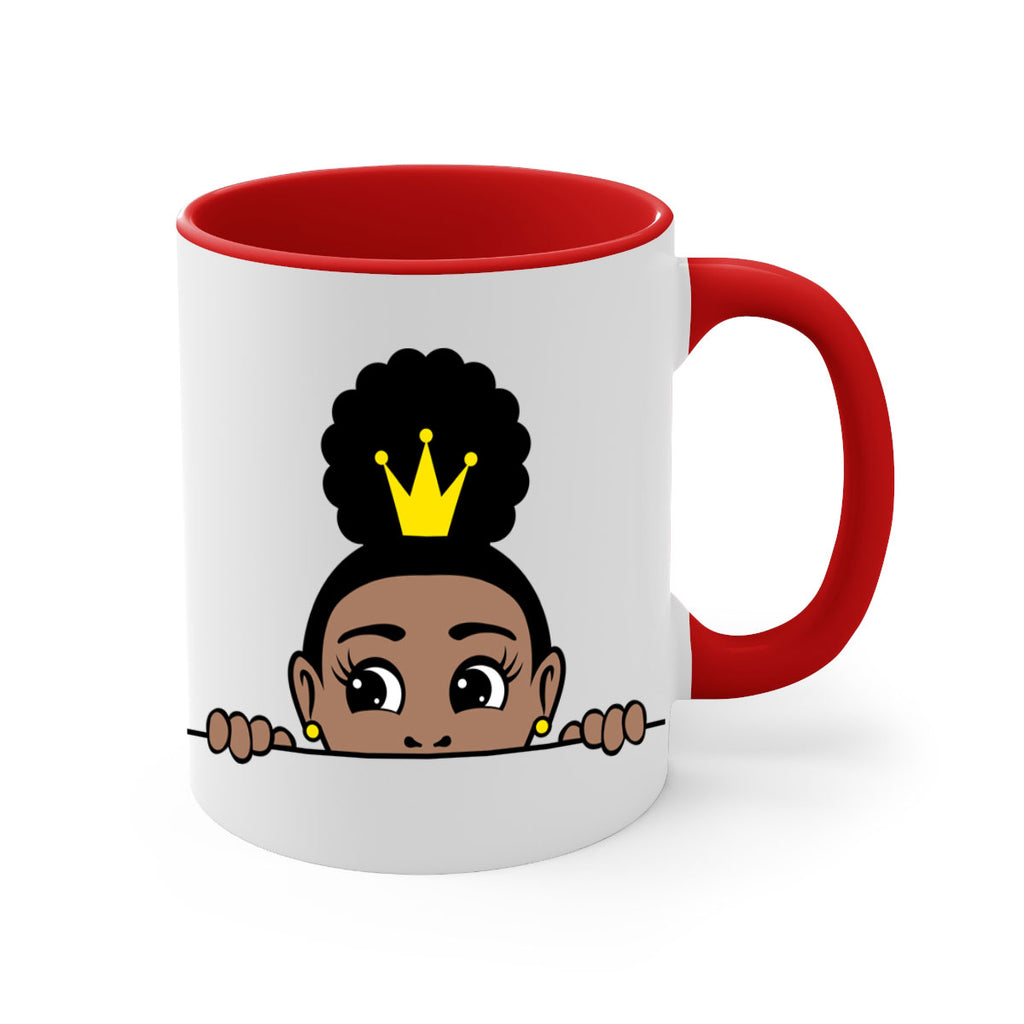 afro puff crown girl 1#- Black women - Girls-Mug / Coffee Cup