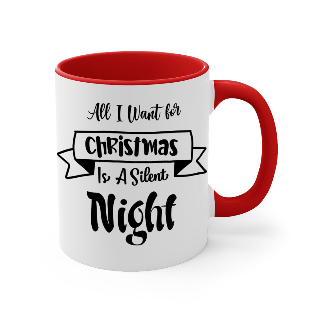 all i want for christmas is a silent night style 43#- christmas-Mug / Coffee Cup