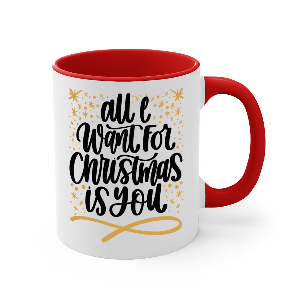 all i want for christmas is you gold 215#- christmas-Mug / Coffee Cup