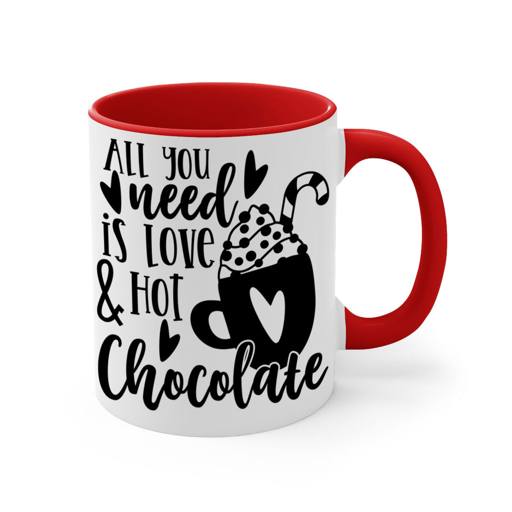 all you need is love and hot chocolate style 49#- christmas-Mug / Coffee Cup