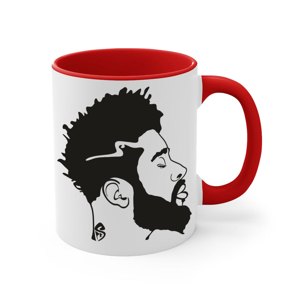 beardman 59#- Black men - Boys-Mug / Coffee Cup