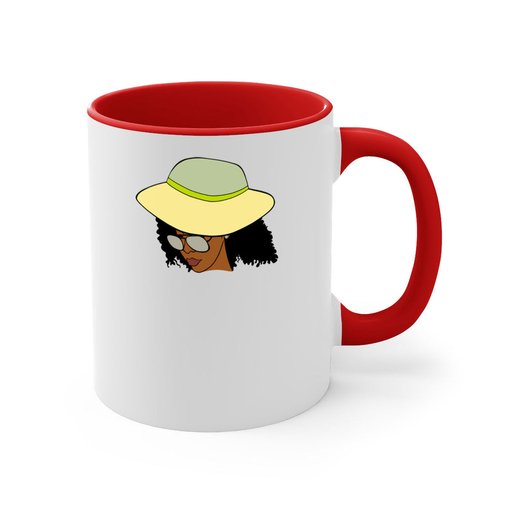black afro 45#- Black women - Girls-Mug / Coffee Cup