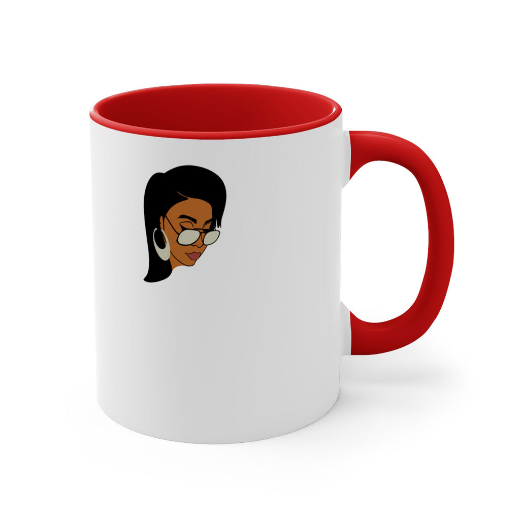 black afro 48#- Black women - Girls-Mug / Coffee Cup