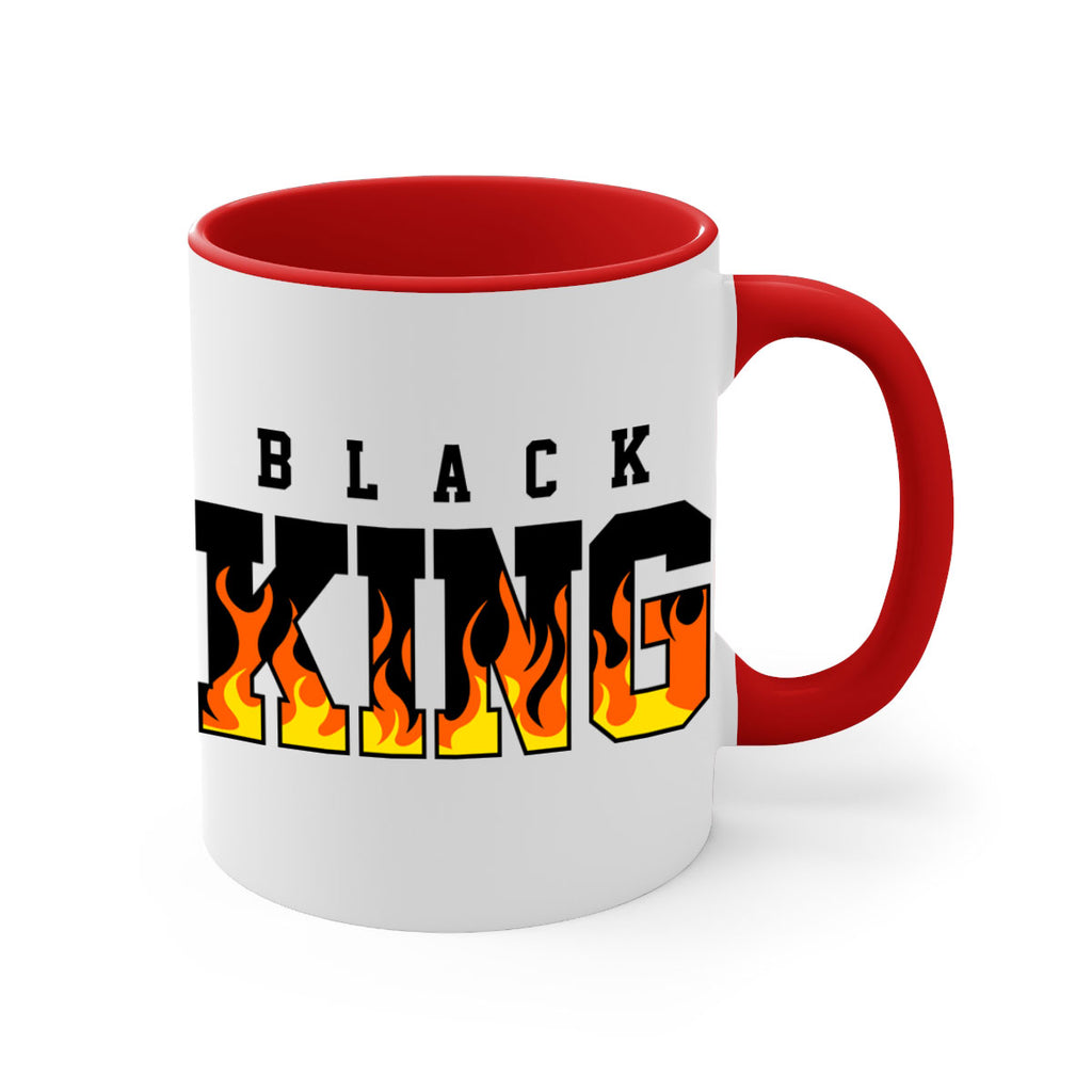 black king flames 232#- black words - phrases-Mug / Coffee Cup