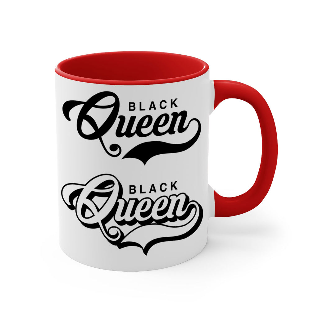 black queen 195#- black words - phrases-Mug / Coffee Cup