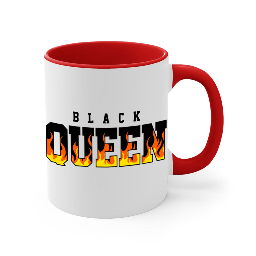 black queen flames 220#- black words - phrases-Mug / Coffee Cup