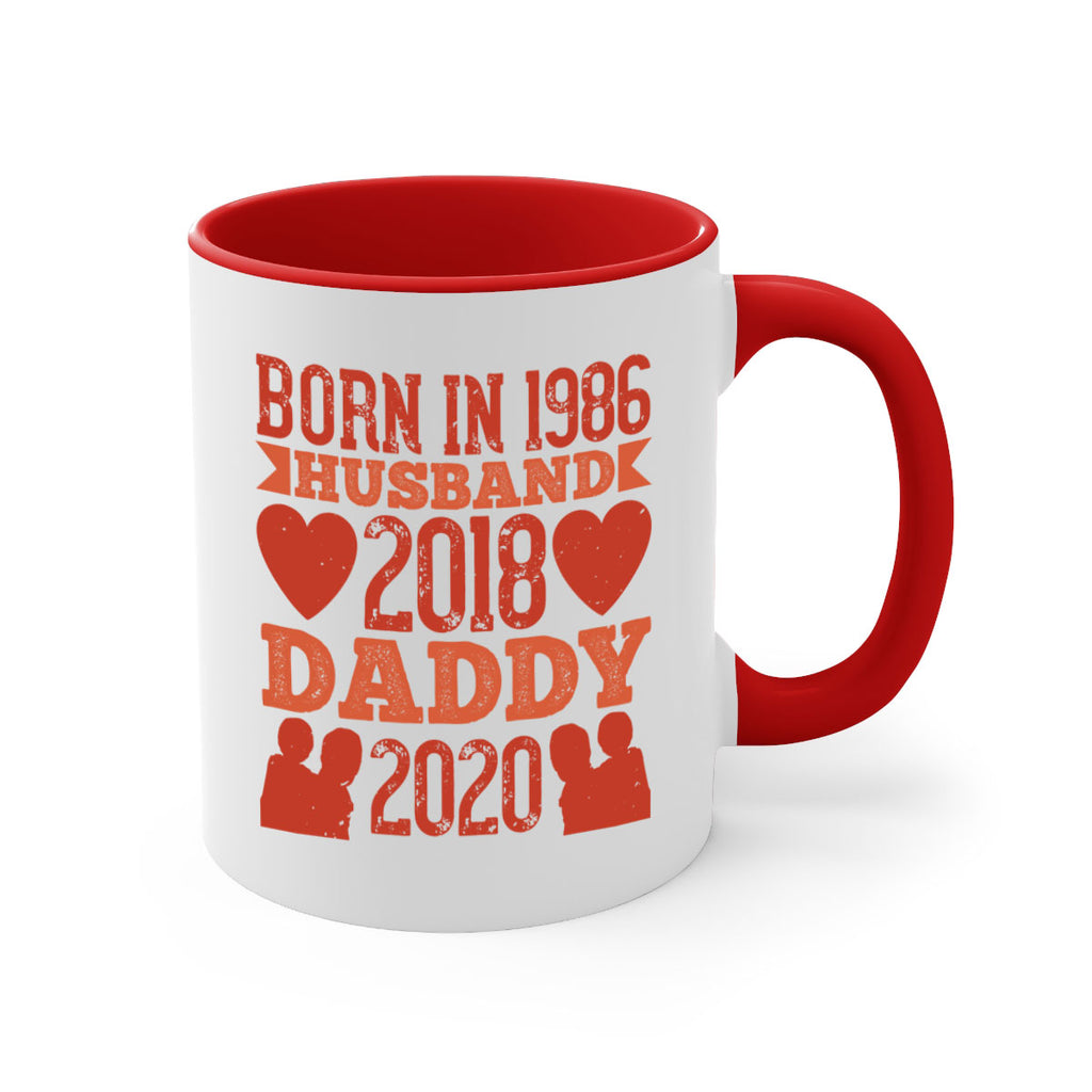 born in husband daddy 123#- fathers day-Mug / Coffee Cup