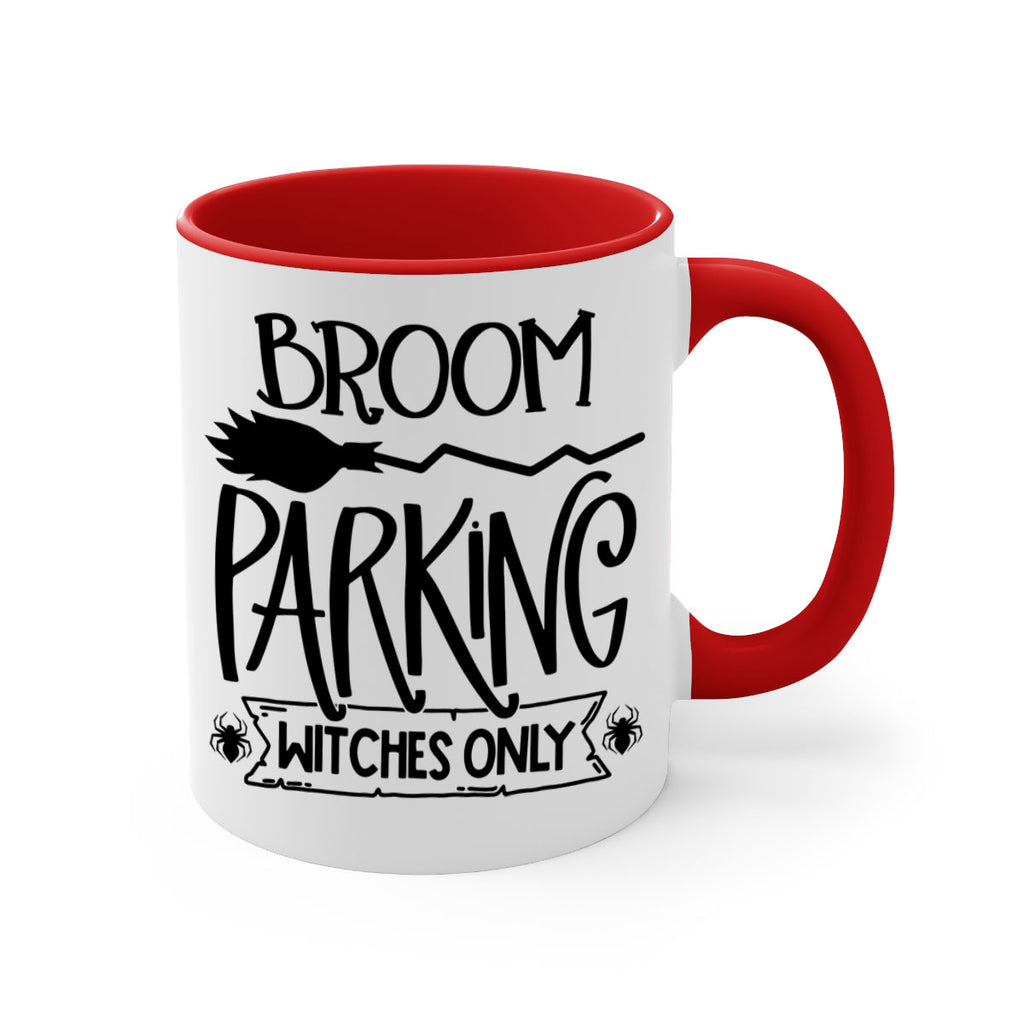 broom parking witches only 84#- halloween-Mug / Coffee Cup