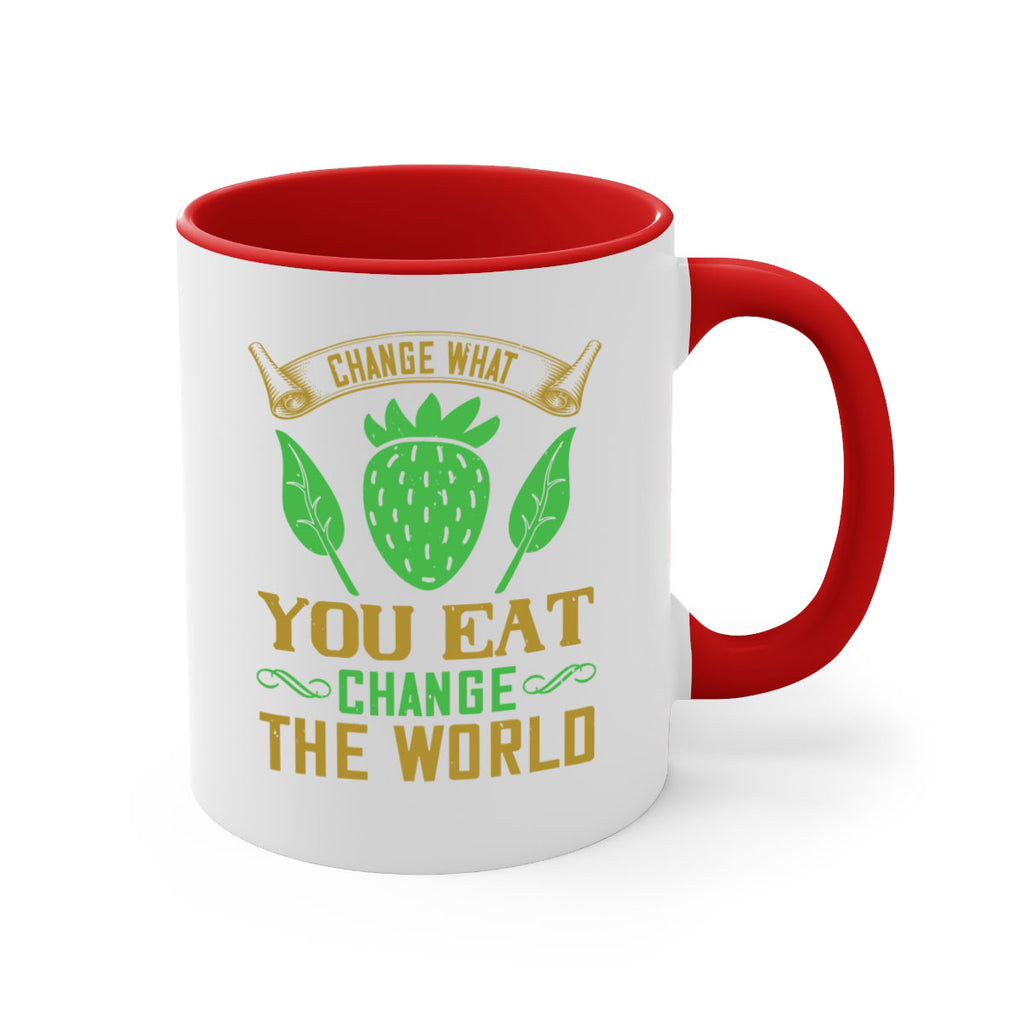 change what you eat change the world 146#- vegan-Mug / Coffee Cup