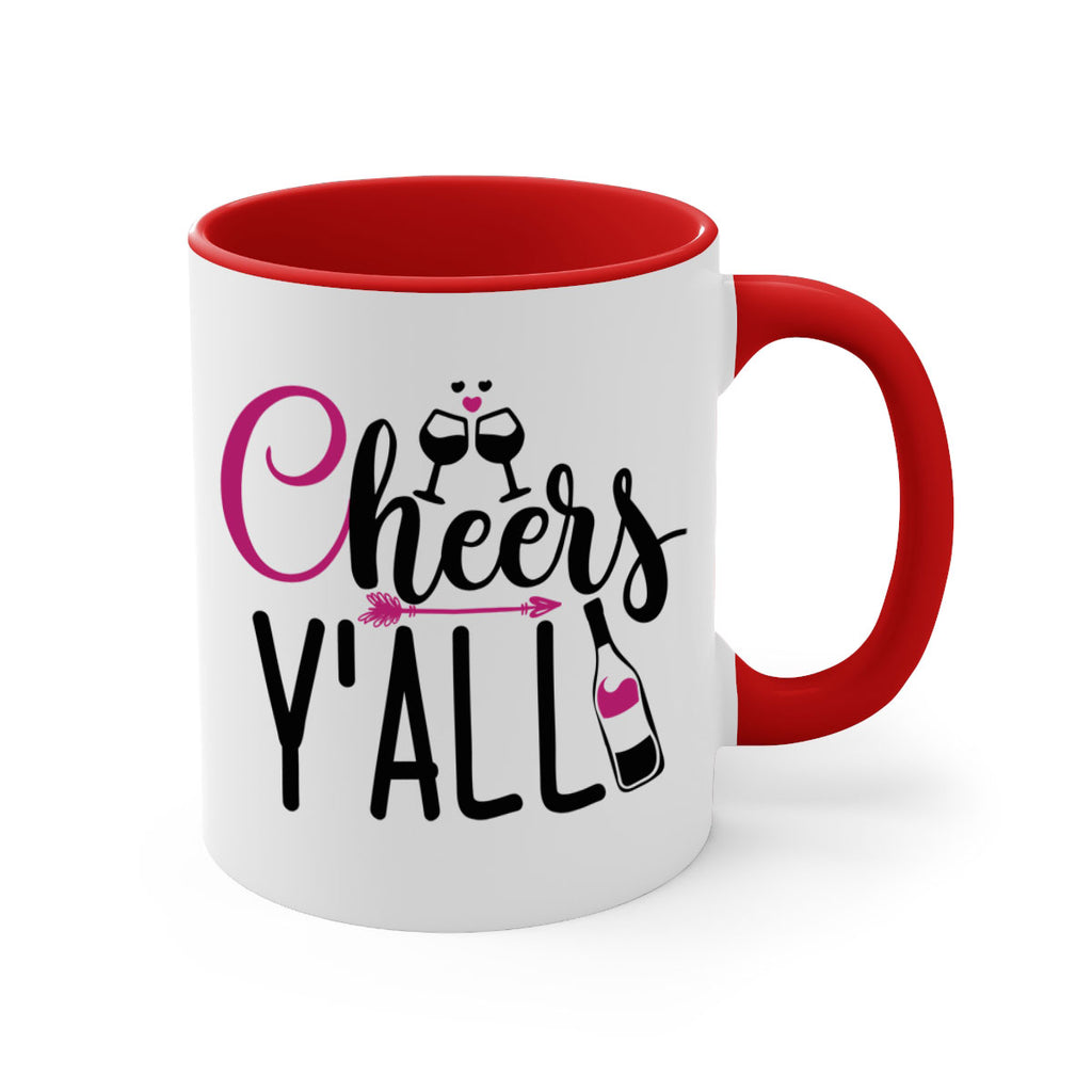 cheers yall 199#- wine-Mug / Coffee Cup