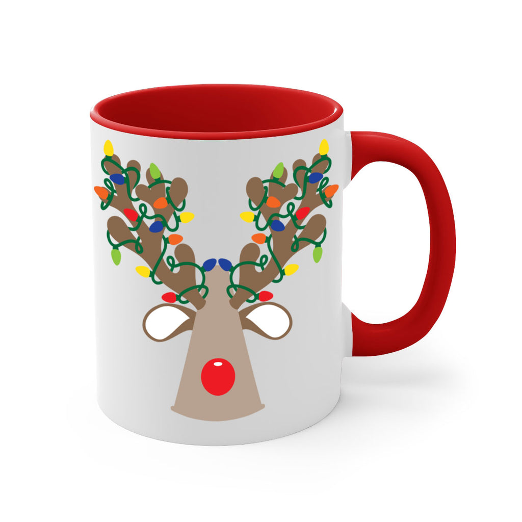 christmas reindeer antler cheer style 116#- christmas-Mug / Coffee Cup