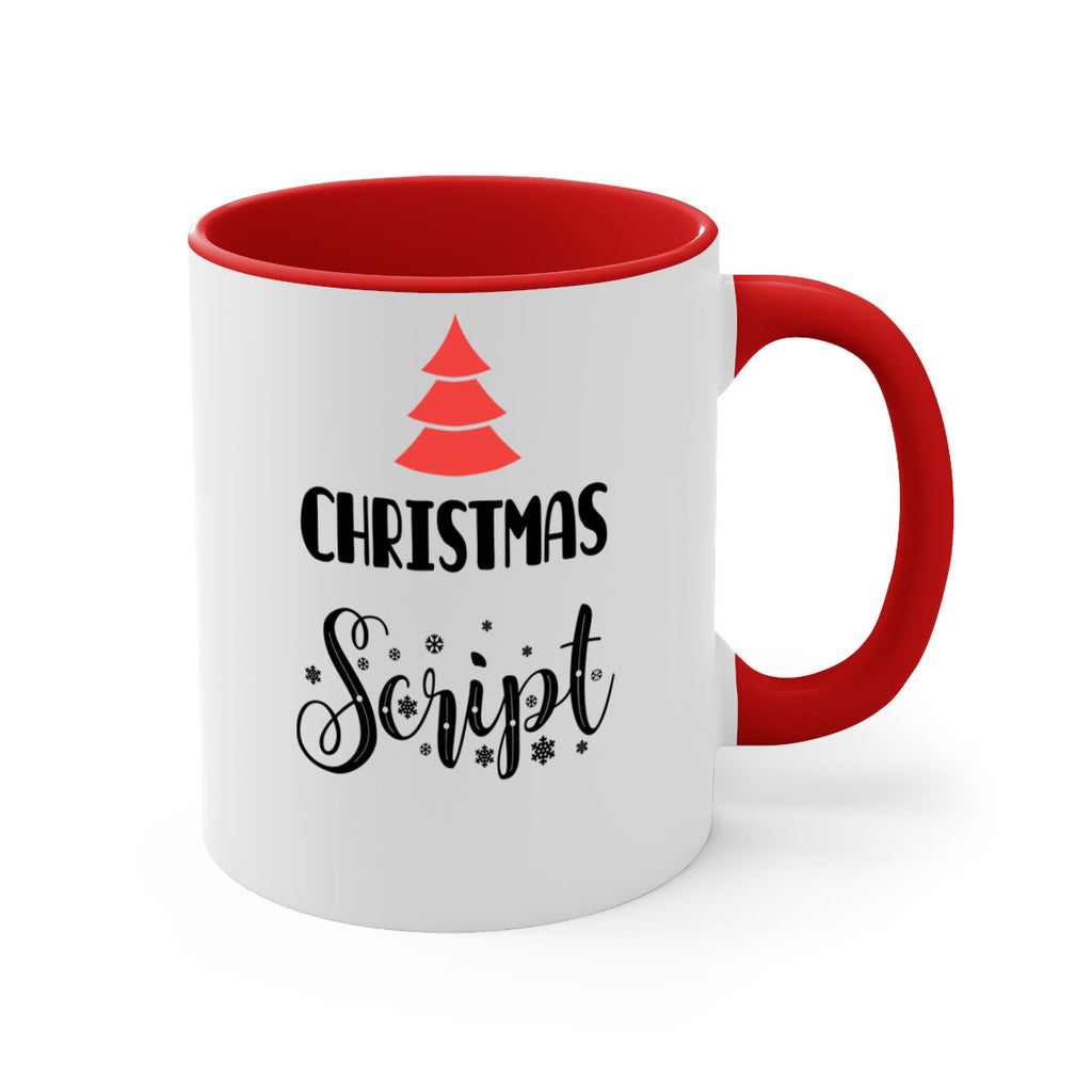 christmas script style 122#- christmas-Mug / Coffee Cup