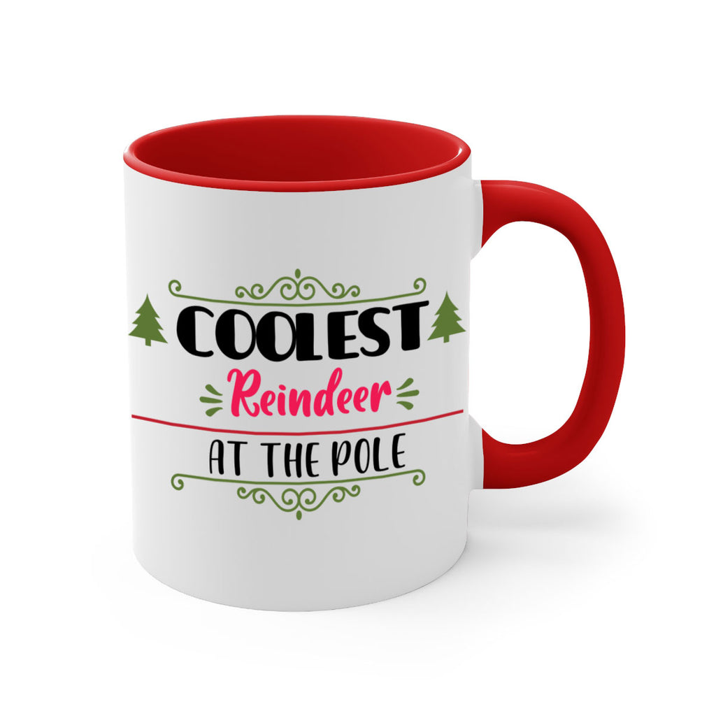 coolest reindeer at the pole style 141#- christmas-Mug / Coffee Cup