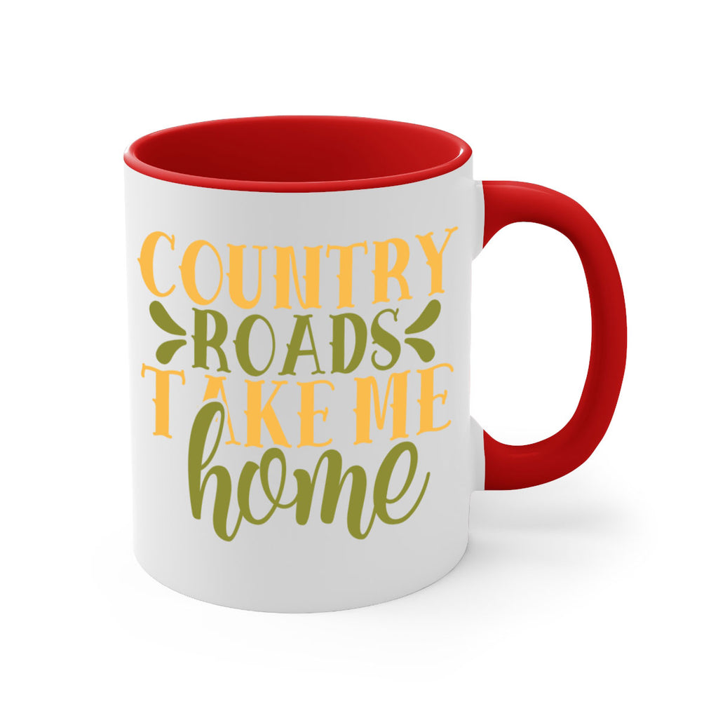 country roads take me home 19#- Farm and garden-Mug / Coffee Cup