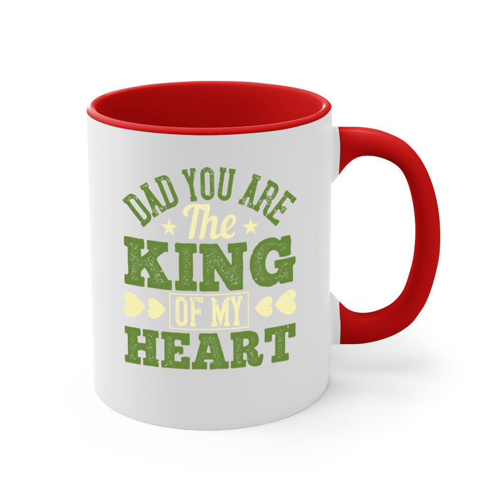 dad you are the king of my heart 253#- fathers day-Mug / Coffee Cup