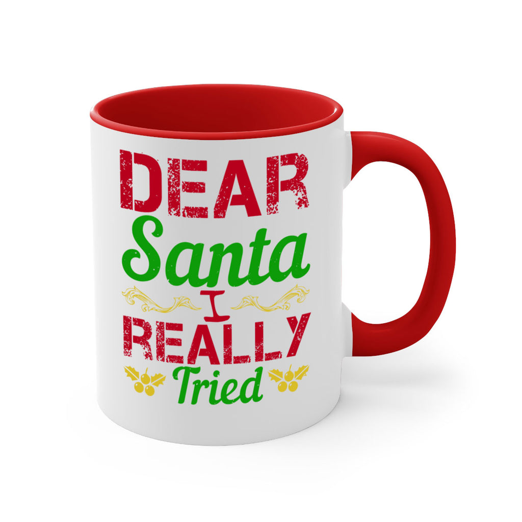 dear santa i really tried 313#- christmas-Mug / Coffee Cup