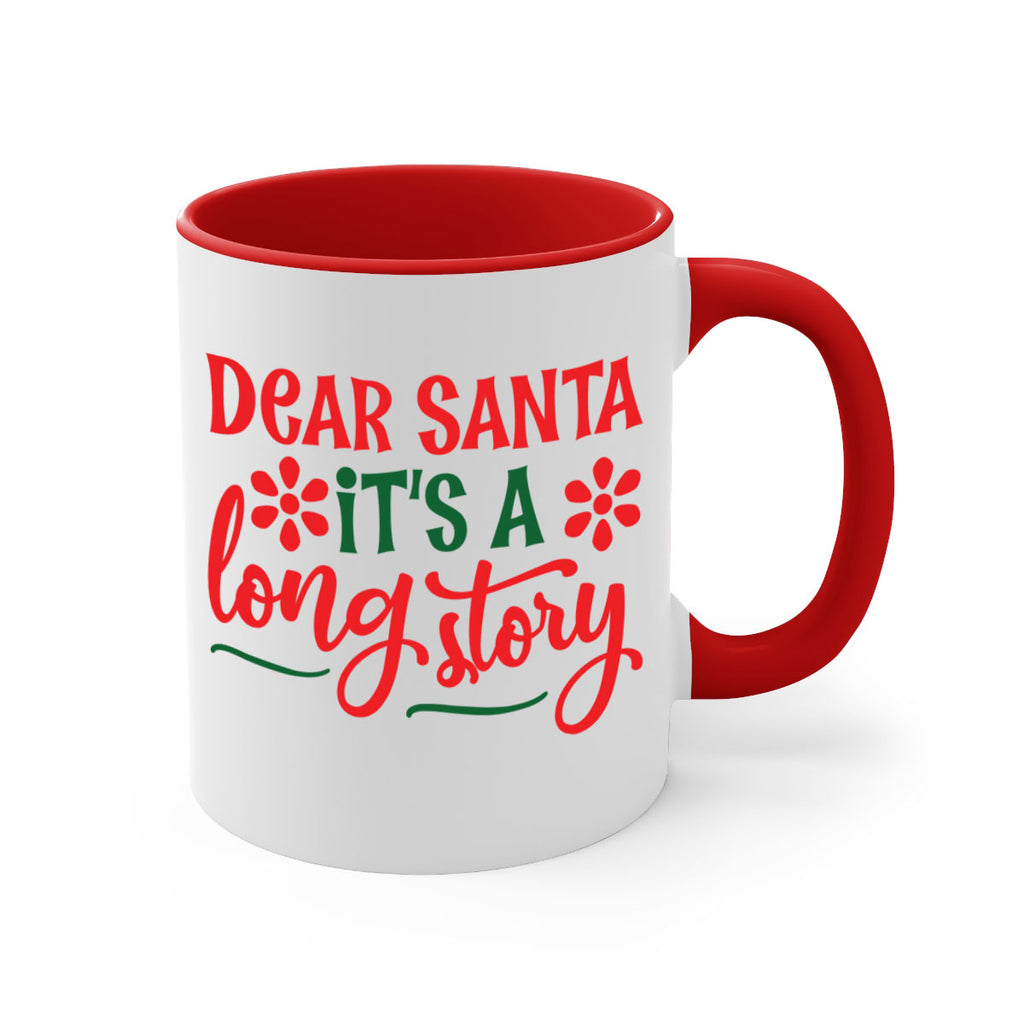 dear santa its a long story style 174#- christmas-Mug / Coffee Cup