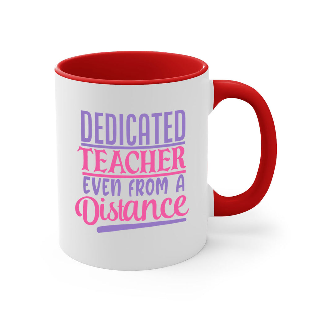 dedicated teacher even from a distance Style 53#- corona virus-Mug / Coffee Cup