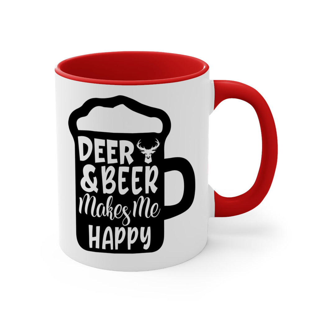 deer and beer makes me happy 17#- hunting-Mug / Coffee Cup