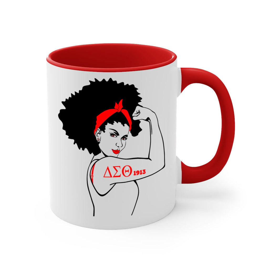 delta sigma theta 6#- black words - phrases-Mug / Coffee Cup