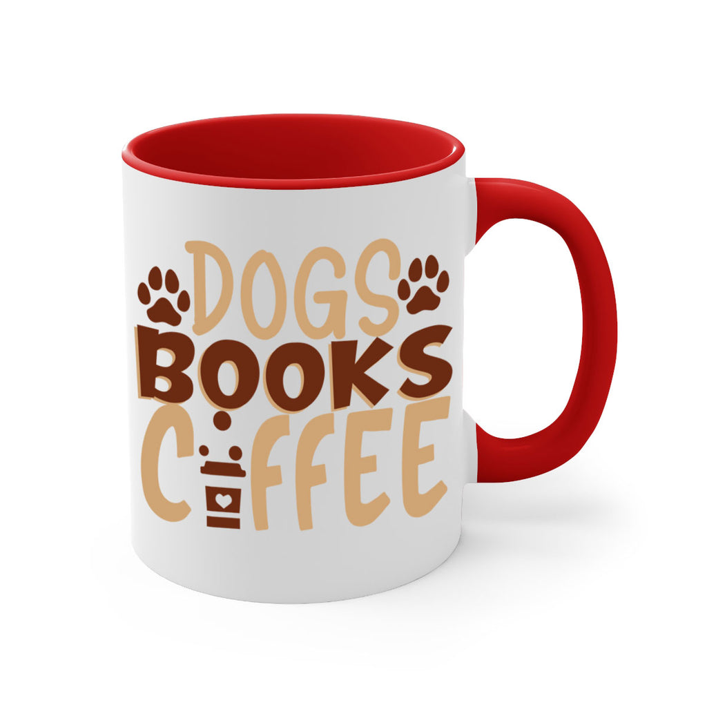 dogs books coffee 214#- coffee-Mug / Coffee Cup