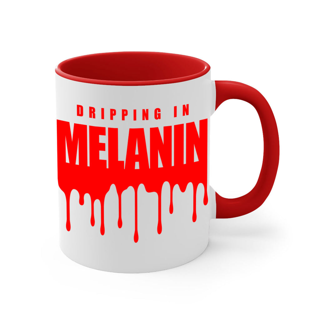 dripping in melanin 161#- black words - phrases-Mug / Coffee Cup