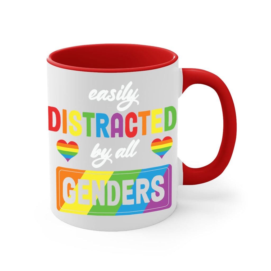easily distracted by all genders lgbt 142#- lgbt-Mug / Coffee Cup