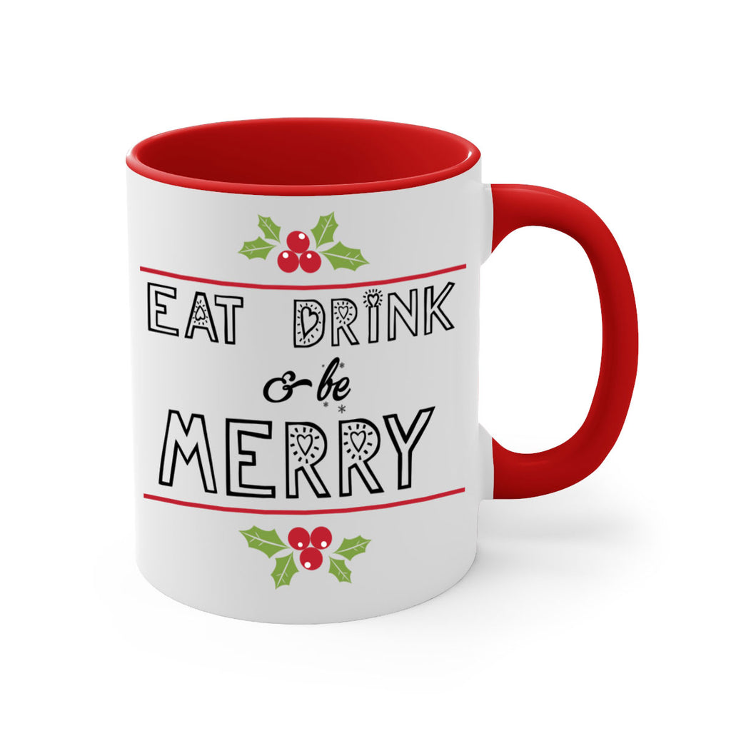 eat drink & be merry style 189#- christmas-Mug / Coffee Cup