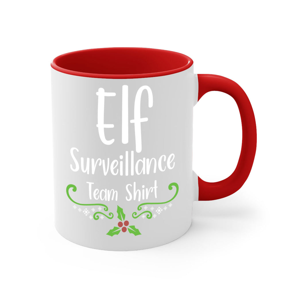 elf surveillance team shirt style 196#- christmas-Mug / Coffee Cup