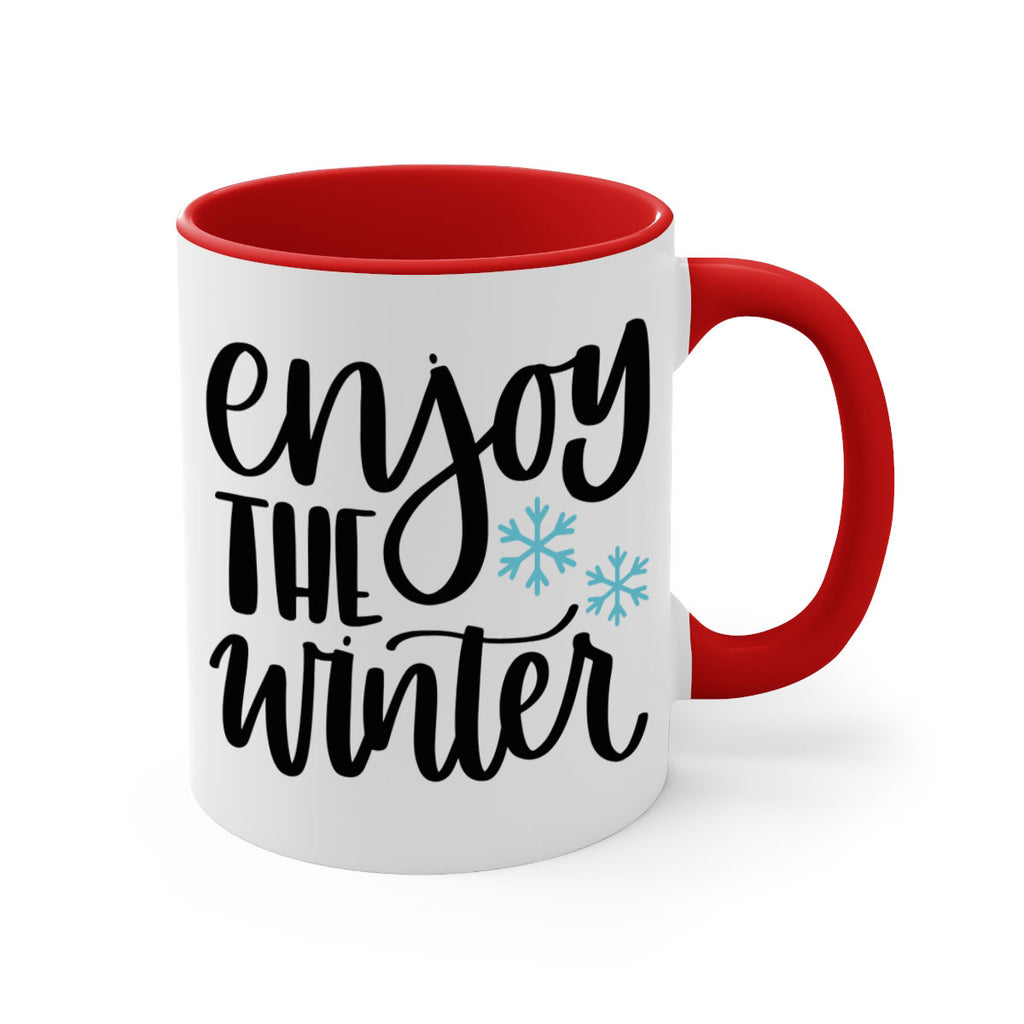 enjoy the winter 155#- christmas-Mug / Coffee Cup