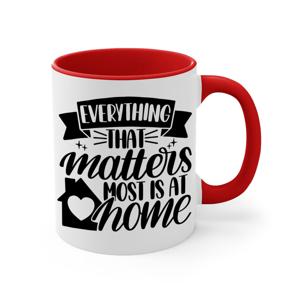 everything that matters most is at home 20#- home-Mug / Coffee Cup