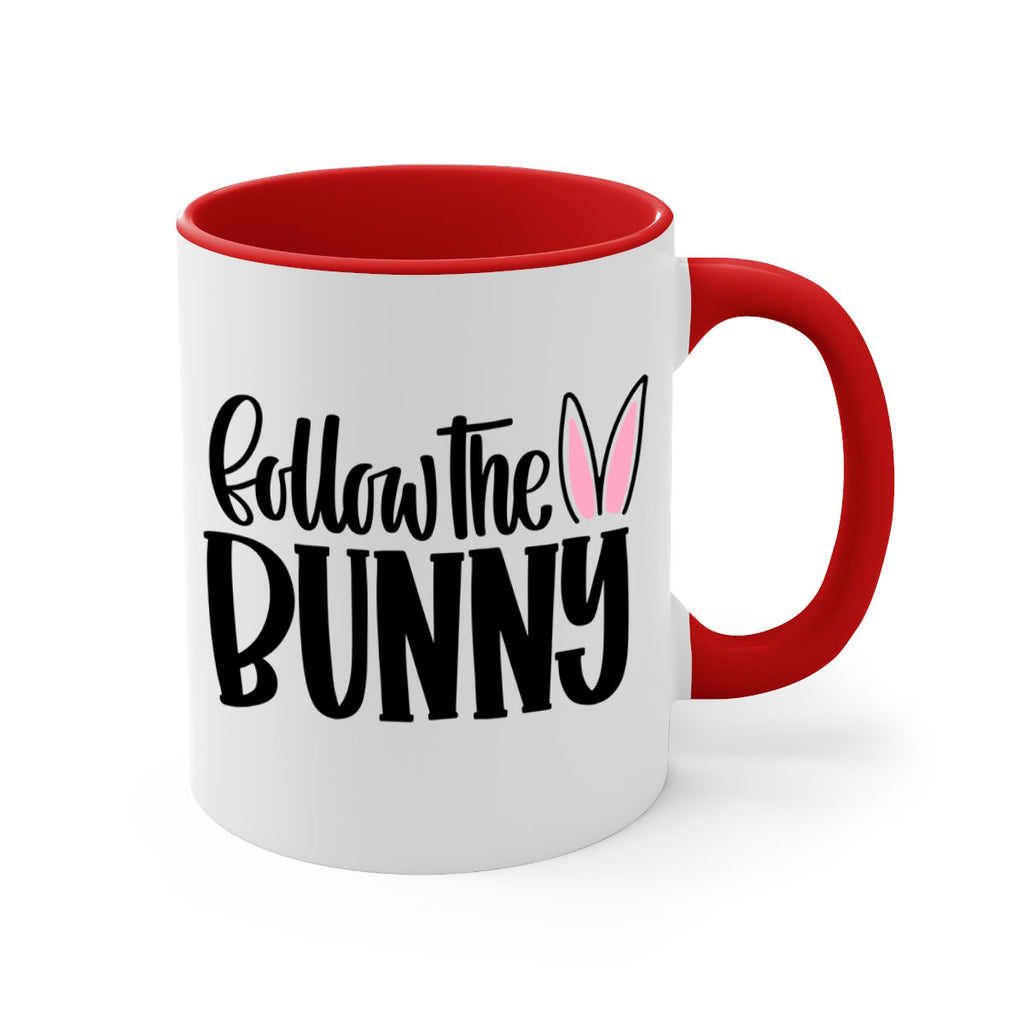 follow the bunny 44#- easter-Mug / Coffee Cup