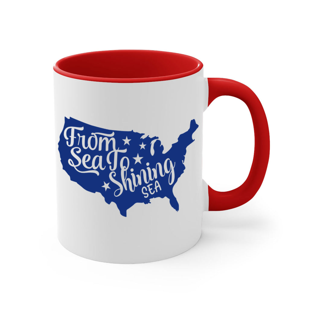 from sea to shining sea Style 52#- 4th Of July-Mug / Coffee Cup