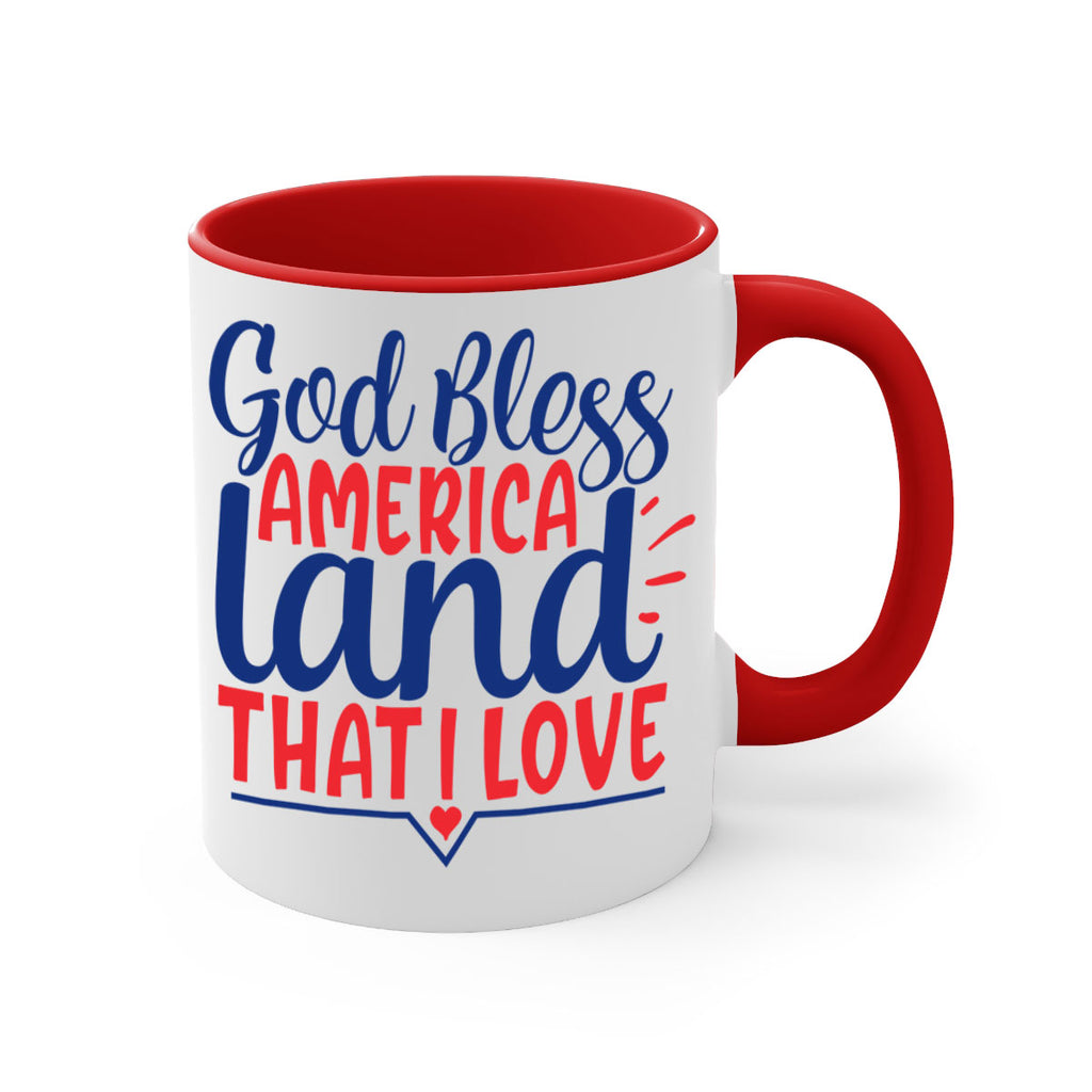 god bless america land that i love Style 54#- 4th Of July-Mug / Coffee Cup