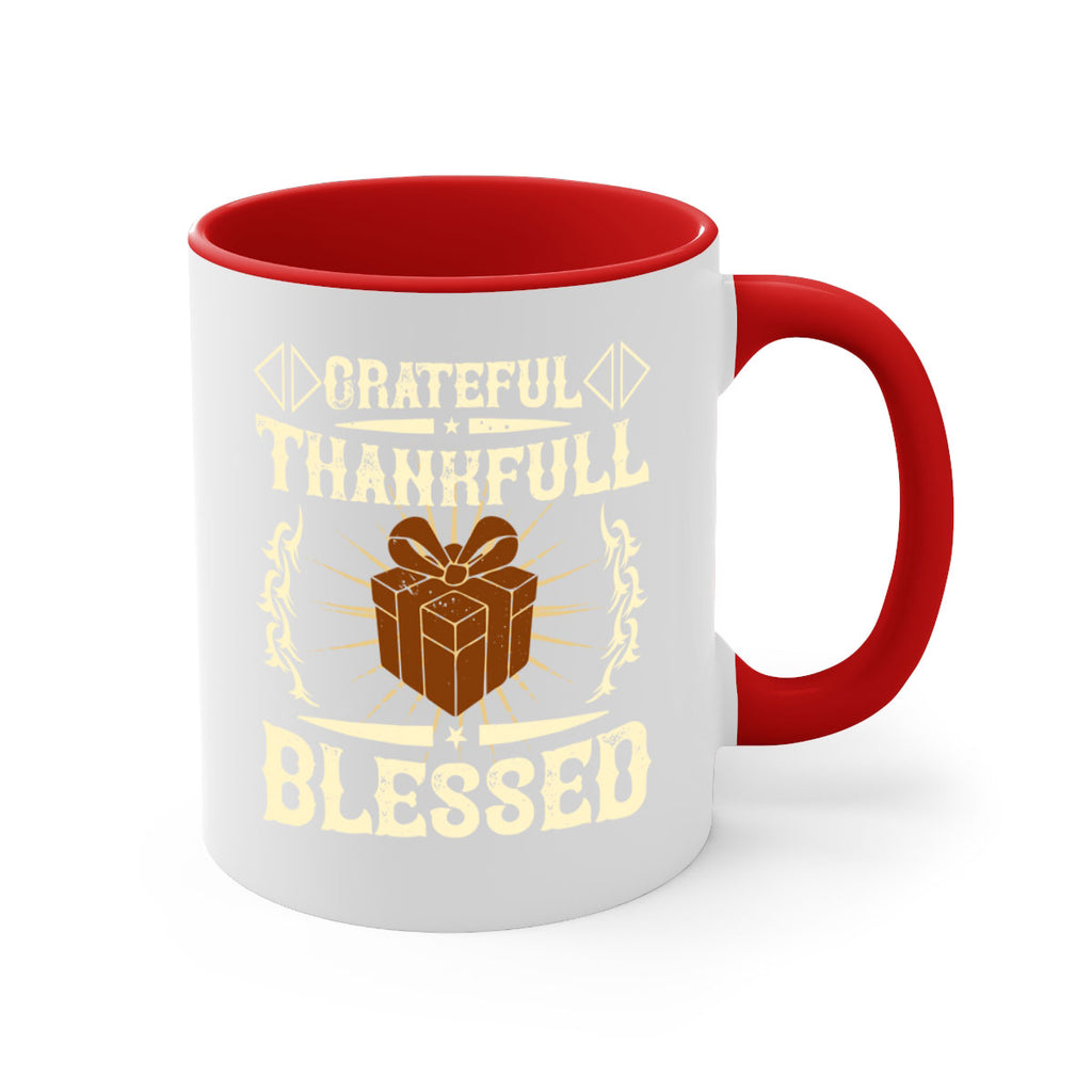 grateful thankfull blessed 40#- thanksgiving-Mug / Coffee Cup