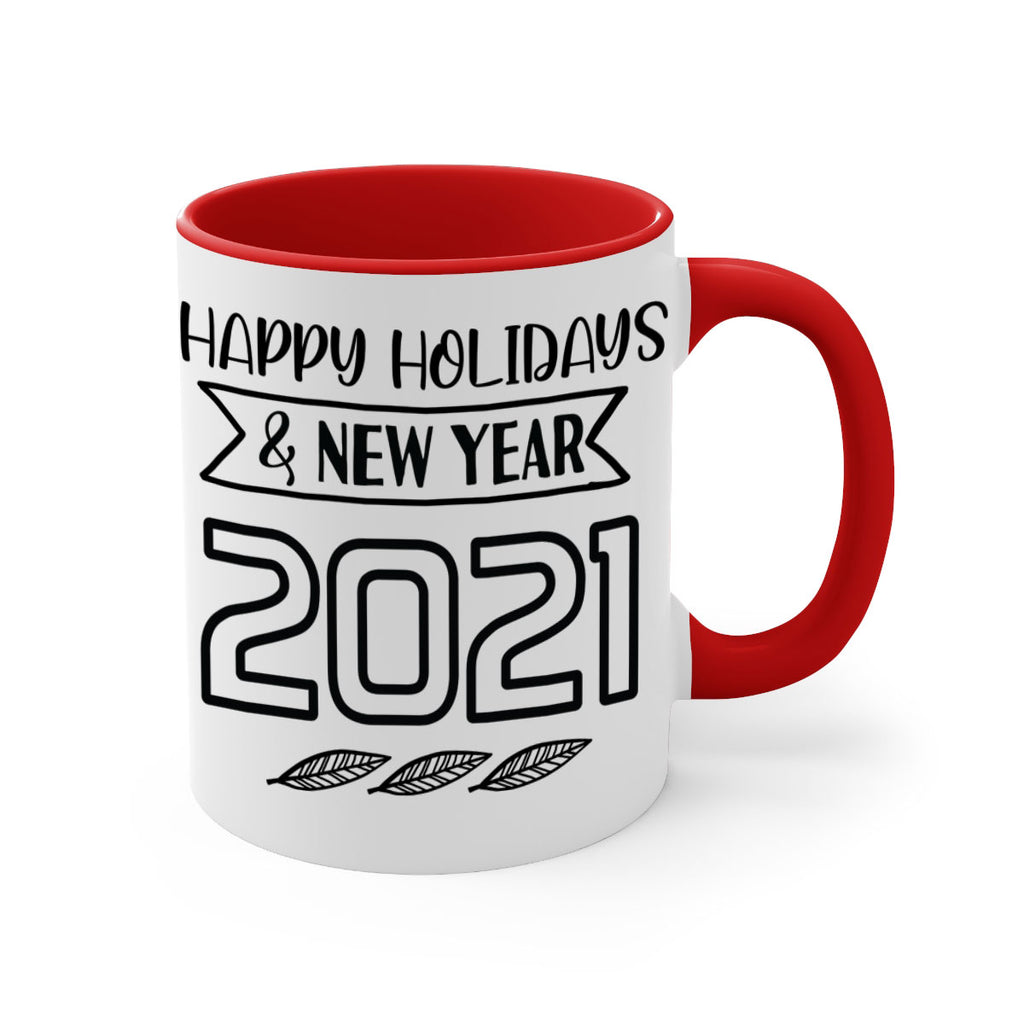 happy holidays new year style 258#- christmas-Mug / Coffee Cup