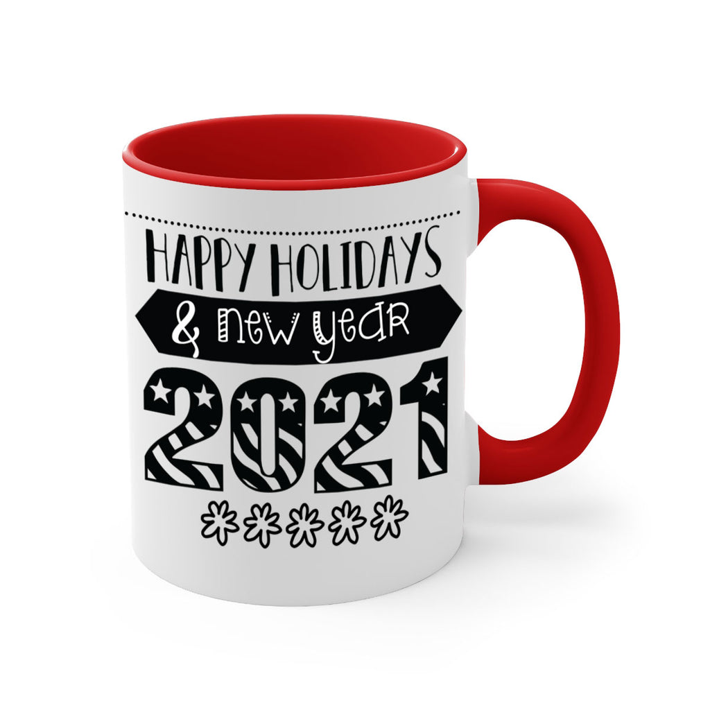 happy holidays new year style 259#- christmas-Mug / Coffee Cup