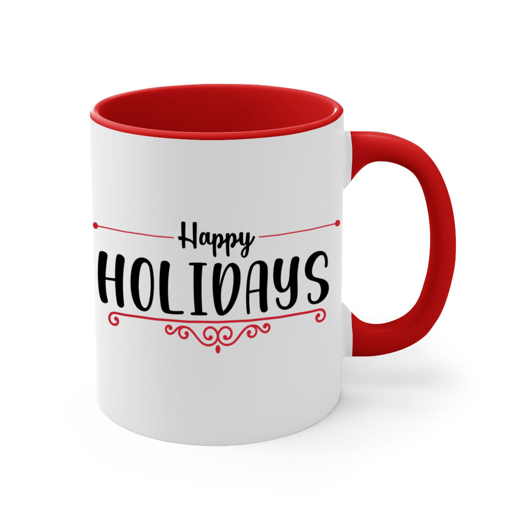 happy holidays style 262#- christmas-Mug / Coffee Cup