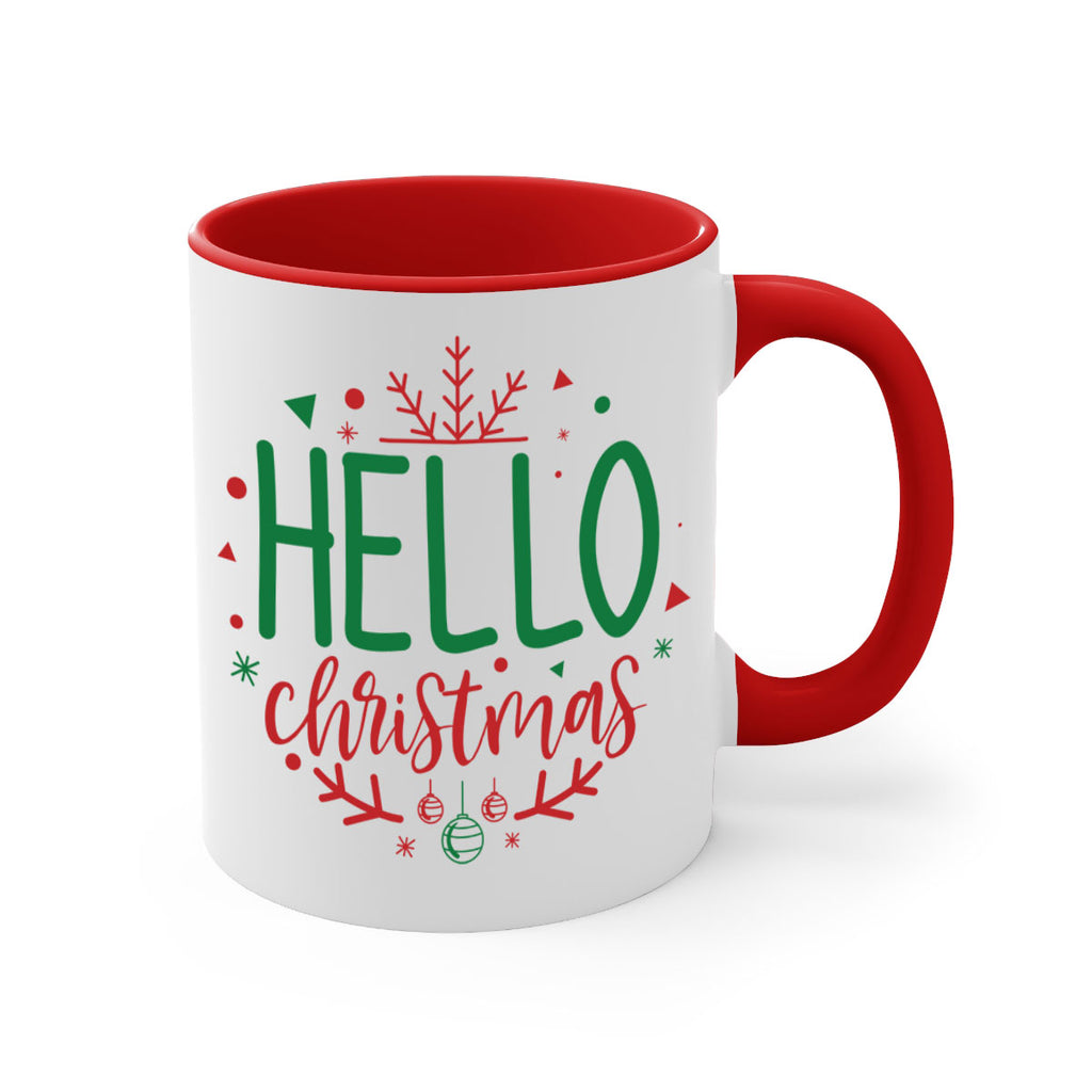 hello christmas style 285#- christmas-Mug / Coffee Cup