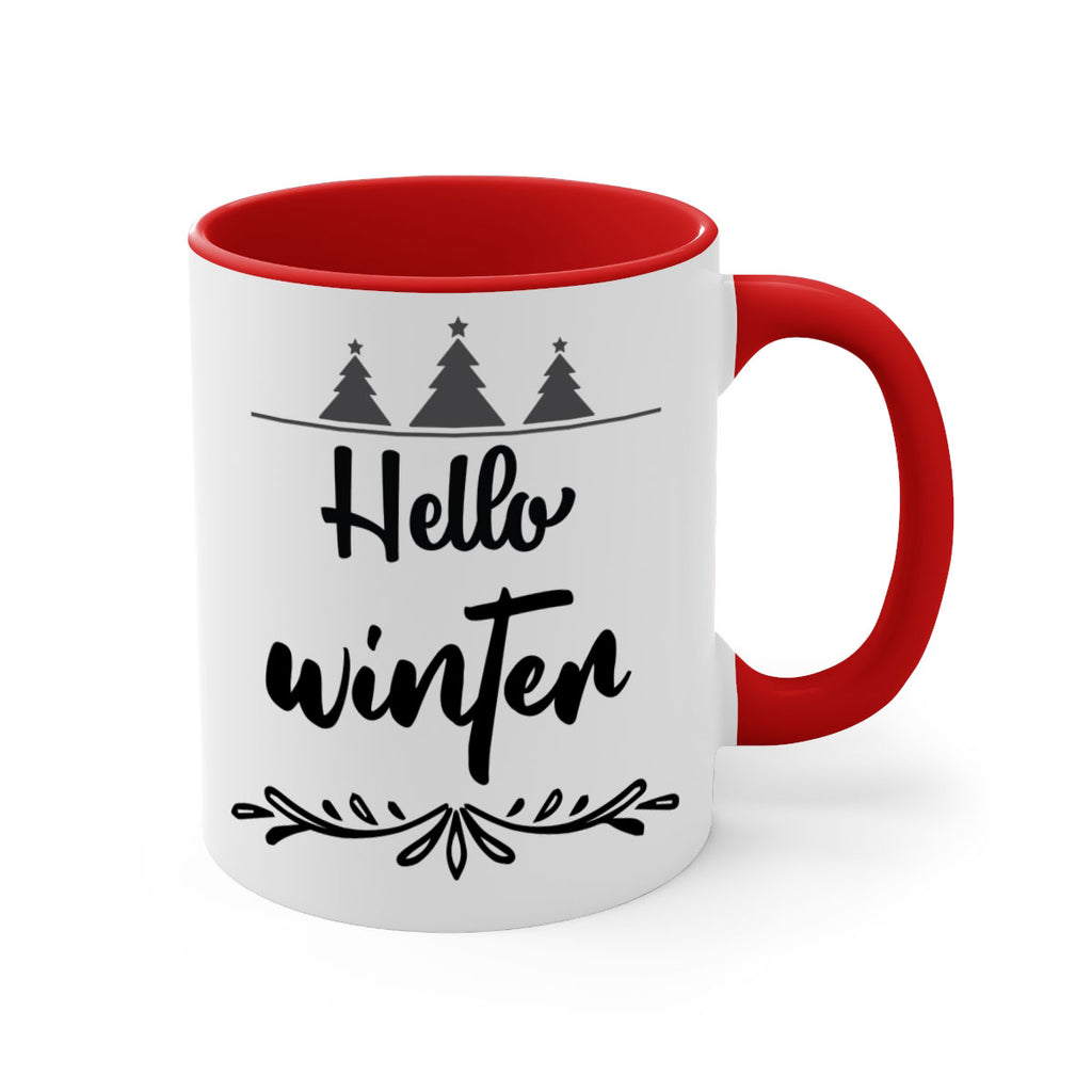 hello winter style 287#- christmas-Mug / Coffee Cup