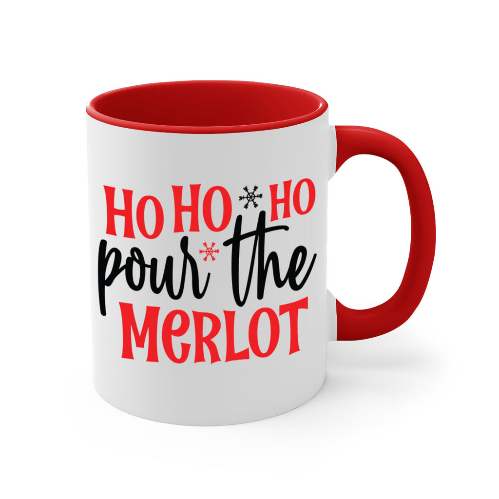 ho ho ho pour the merlot style 291#- christmas-Mug / Coffee Cup