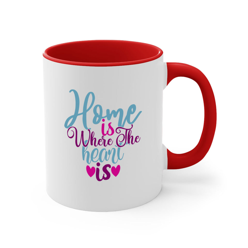 home is where the heart is 29#- Family-Mug / Coffee Cup