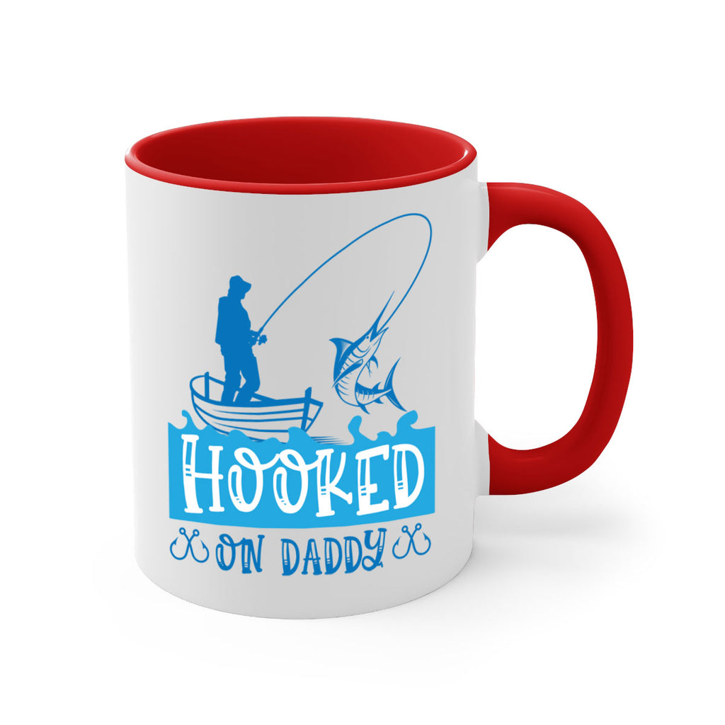 hooked on daddy 218#- fishing-Mug / Coffee Cup