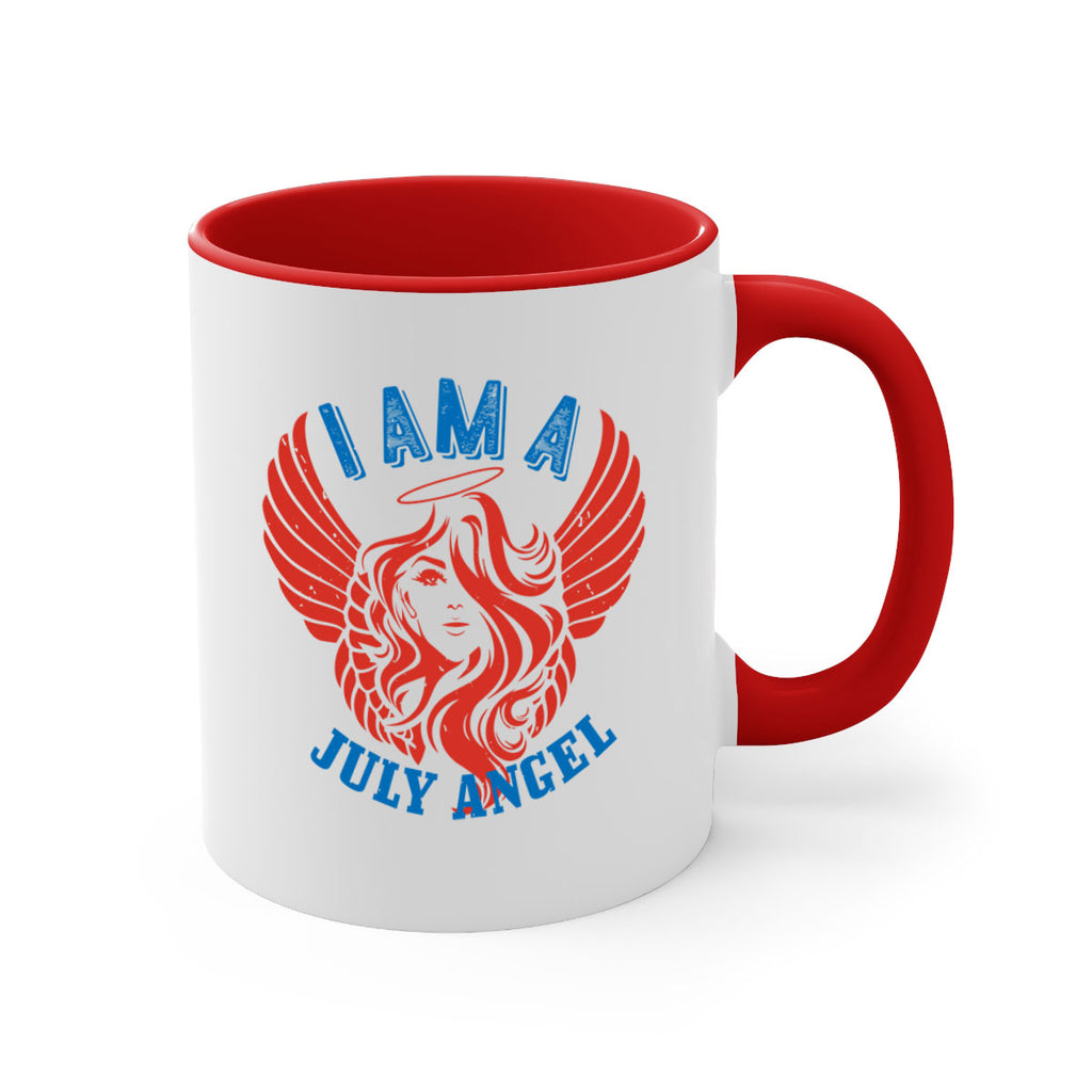 i am a july angel Style 91#- birthday-Mug / Coffee Cup